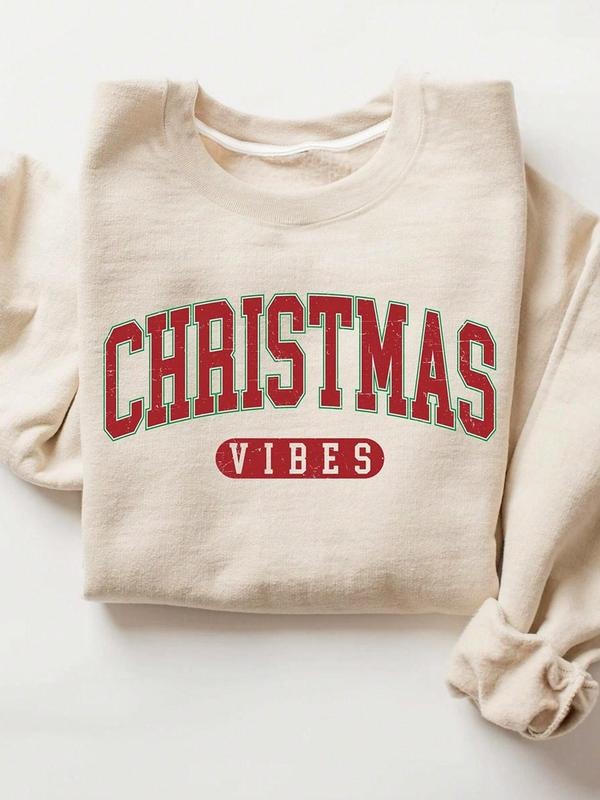 Letter Print Crew Neck Casual Drop Shoulder Fall - Adult & Kids T-Shirts, Sweatshirts & Hoodies apparel design preview 1