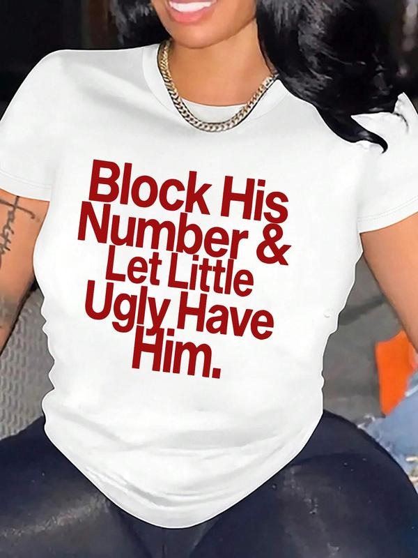Letter Print Round Neck Casual Crew Daily Vacation - Adult & Kids T-Shirts, Sweatshirts & Hoodies apparel design preview 1