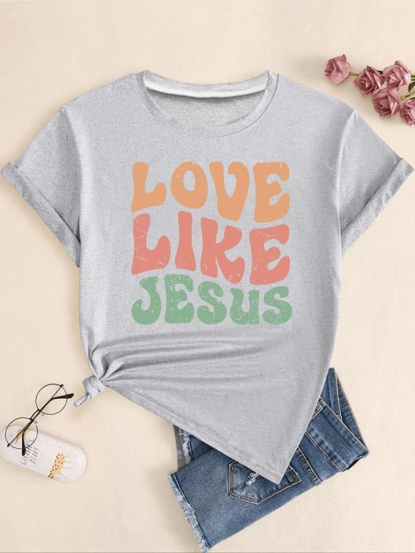 Letter Print Round Neck Vintage Casual Short Sleeve - Adult & Kids T-Shirts, Sweatshirts & Hoodies apparel design preview 1
