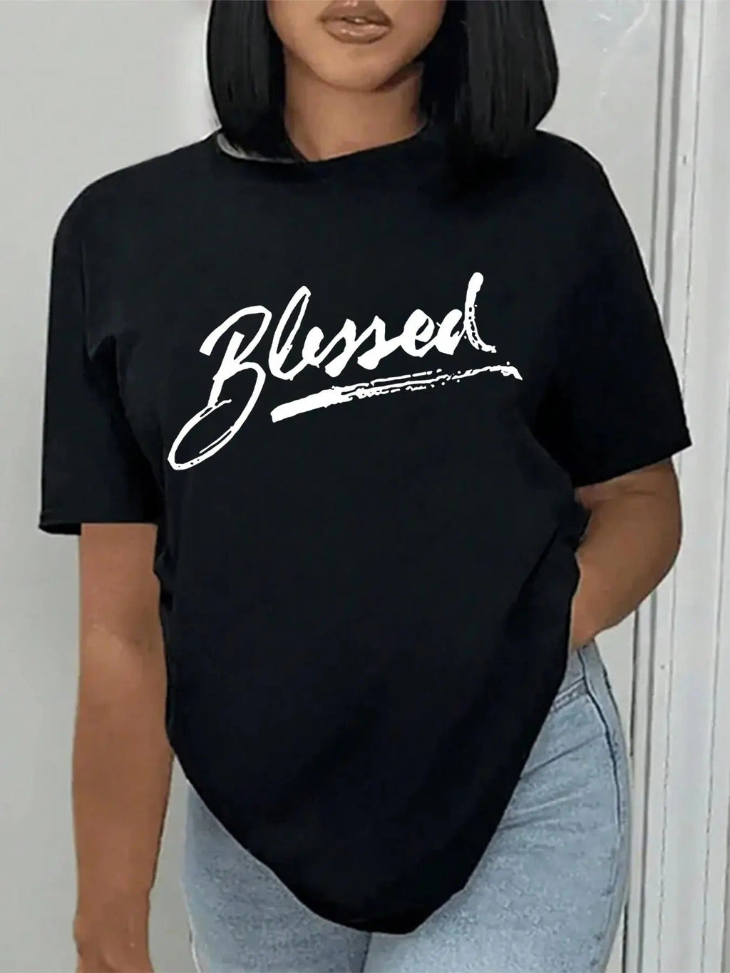 Letter Print Round Neck Vintage Casual Short Sleeve - Adult & Kids T-Shirts, Sweatshirts & Hoodies apparel design preview 1