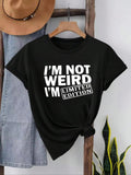 Letter Print Round Neck Vintage Casual Short Sleeve - Adult & Kids T-Shirts, Sweatshirts & Hoodies apparel design preview 1