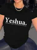 Letter Print Round Neck Casual Crew Short Sleeve - Adult & Kids T-Shirts, Sweatshirts & Hoodies apparel design preview 1