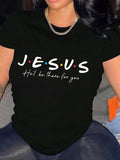 Letter Print Round Neck Casual Crew Short Sleeve - Adult & Kids T-Shirts, Sweatshirts & Hoodies apparel design preview 1