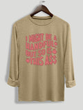 Letter Print Round Neck Casual Crew Daily All Seasons - Adult & Kids T-Shirts, Sweatshirts & Hoodies apparel design preview 1