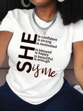 Letter Print Round Neck Casual Short Sleeve Crew - Adult & Kids T-Shirts, Sweatshirts & Hoodies apparel design preview 1