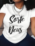 Letter Print Round Neck Casual Short Sleeve Crew - Adult & Kids T-Shirts, Sweatshirts & Hoodies apparel design preview 1