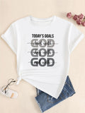 Letter Print Round Neck Casual Short Sleeve Crew - Adult & Kids T-Shirts, Sweatshirts & Hoodies apparel design preview 1