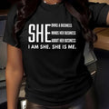 Letter Print Round Neck Casual Short Sleeve Crew - Adult & Kids T-Shirts, Sweatshirts & Hoodies apparel design preview 1