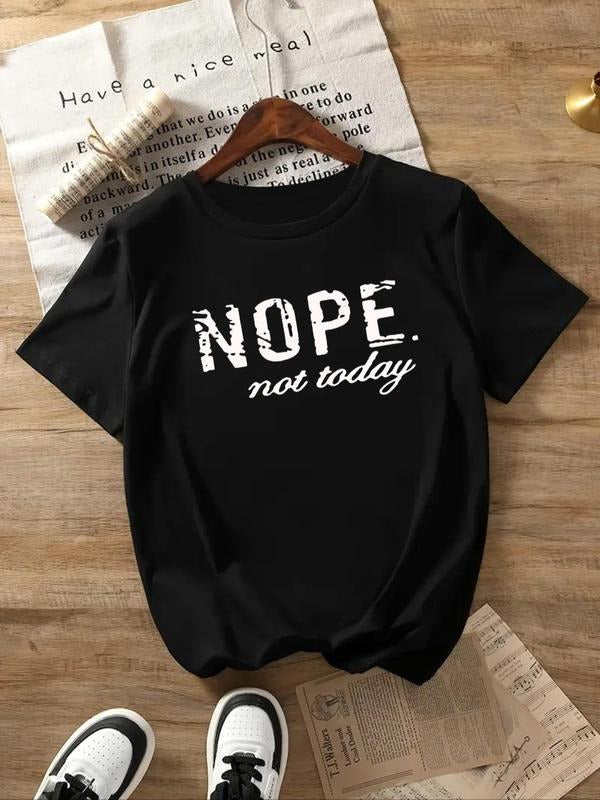Letter Print Round Neck Casual Crew Short Sleeve - Adult & Kids T-Shirts, Sweatshirts & Hoodies apparel design preview 1