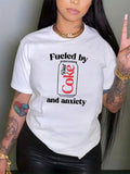 Letter Print Round Neck Casual Crew Short Sleeve - Adult & Kids T-Shirts, Sweatshirts & Hoodies apparel design preview 1