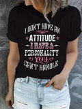 Letter Print Round Neck Casual Crew Daily Vacation - Adult & Kids T-Shirts, Sweatshirts & Hoodies apparel design preview 1