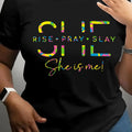 Letter Print Round Neck Casual Crew Daily Vacation - Adult & Kids T-Shirts, Sweatshirts & Hoodies apparel design preview 1