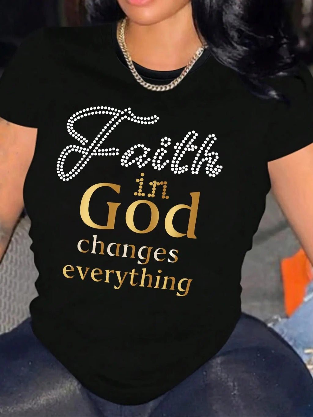 Letter Print Round Neck Casual Crew Daily Vacation - Adult & Kids T-Shirts, Sweatshirts & Hoodies apparel design preview 1