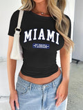 Letter Print Round Neck Casual Crew Daily Vacation - Adult & Kids T-Shirts, Sweatshirts & Hoodies apparel design preview 1