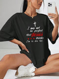Letter Print Round Neck Summer Clothes Short Sleeve - Adult & Kids T-Shirts, Sweatshirts & Hoodies apparel design preview 1