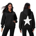Loose Star Print Hooded Fall Winter Casual Tops - Adult & Kids T-Shirts, Sweatshirts & Hoodies apparel design preview 1