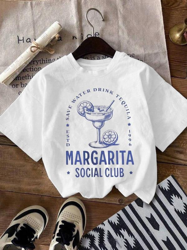 Margarita Social Club Round Neck Vintage Casual Crew - Adult & Kids T-Shirts, Sweatshirts & Hoodies apparel design preview 1