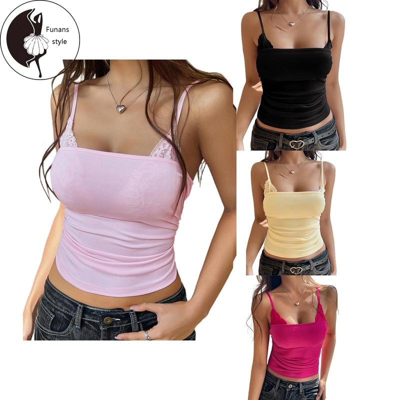 Summer Lace Trim Cami Tops Sleeveless Open Back Bow - Adult & Kids T-Shirts, Sweatshirts & Hoodies apparel design preview 1