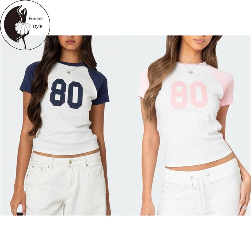 Summer Tops Striped Sleeve Round Neck Letter Print - Adult & Kids T-Shirts, Sweatshirts & Hoodies apparel design preview 1