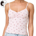V Neck Cami Tops Sleeveless Spaghetti Strap Cherry - Adult & Kids T-Shirts, Sweatshirts & Hoodies apparel design preview 1