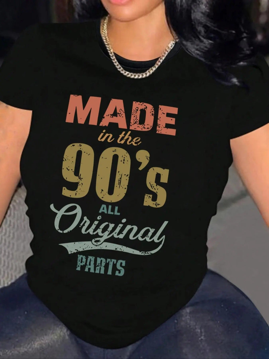 Vintage Letter Print Round Neck Casual Short Sleeve - Adult & Kids T-Shirts, Sweatshirts & Hoodies apparel design preview 1