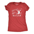 Lets Get Blitzen Funny Xmas Partying Drinking Santas - Adult & Kids T-Shirts, Sweatshirts & Hoodies apparel design preview 1