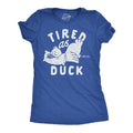 Tired As Duck Funny Sarcastic Animal Cute Vintage - Adult & Kids T-Shirts, Sweatshirts & Hoodies apparel design preview 1