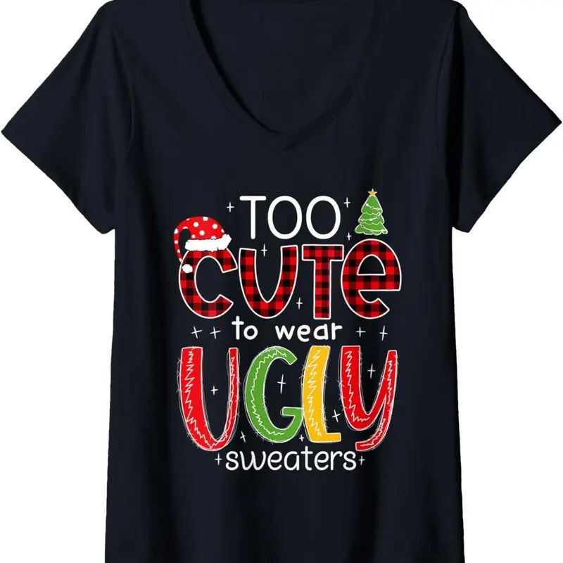 Too Cute Ugly Funny Pajama - Adult & Kids T-Shirts, Sweatshirts & Hoodies apparel design preview 1