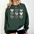 Valentines Hearts Nine Valentine - Adult & Kids T-Shirts, Sweatshirts & Hoodies apparel design preview 1