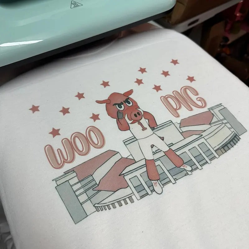 Woo Pig Hog Arkansas Basketball Football - Adult & Kids T-Shirts, Sweatshirts & Hoodies apparel design preview 1