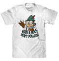 Woodsy Owl Give Hoot Don'T Pollute Recycled White - Adult & Kids T-Shirts, Sweatshirts & Hoodies apparel design preview 1