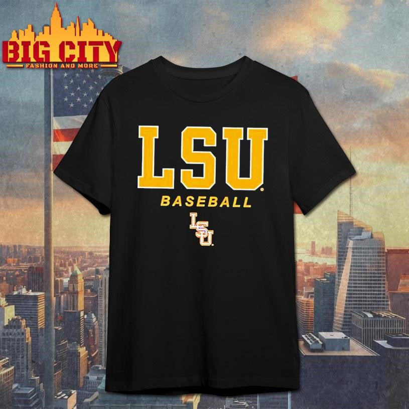 Wordmark And Logo Lsu Baseball - Adult & Kids T-Shirts, Sweatshirts & Hoodies apparel design preview 1
