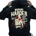 Working Harder Than Ugly Stripper Casual Street - Adult & Kids T-Shirts, Sweatshirts & Hoodies apparel design preview 1