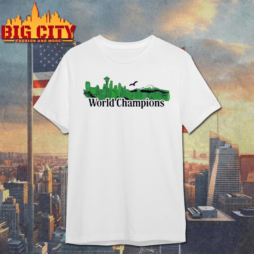 World Champions Seattle Xlvii Lx Skyline Space Needle - Adult & Kids T-Shirts, Sweatshirts & Hoodies apparel design preview 1