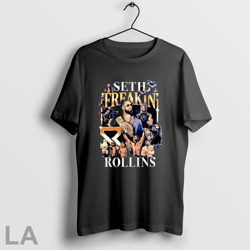 World Heavyweight Champion 2025 Seth Freakin Rollins - Adult & Kids T-Shirts, Sweatshirts & Hoodies apparel design preview 1