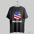 World Of Tanks 4th July Usa Shield - Adult & Kids T-Shirts, Sweatshirts & Hoodies apparel design preview 1