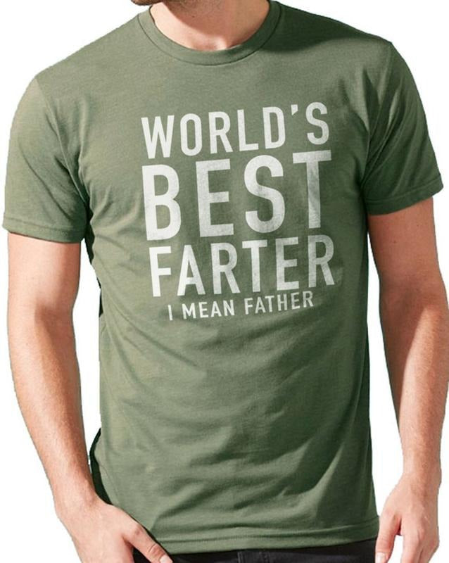 World'S Best Farter I Mean Father Funny Husband Humor - Adult & Kids T-Shirts, Sweatshirts & Hoodies apparel design preview 1