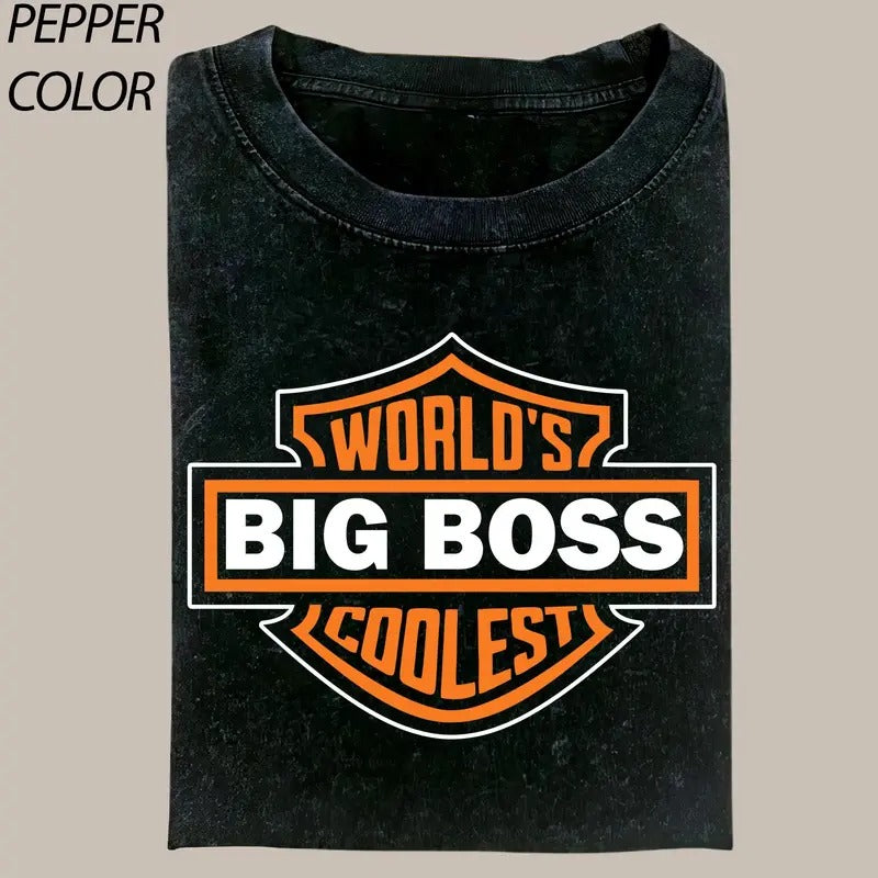 World'S Coolest Big Boss Motorcycle Mama Funny - Adult & Kids T-Shirts, Sweatshirts & Hoodies apparel design preview 1