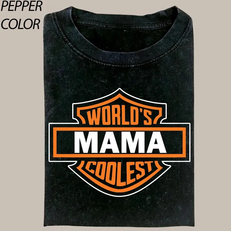 World'S Coolest Mama Papa Motorcycle Dad Funny Mon - Adult & Kids T-Shirts, Sweatshirts & Hoodies apparel design preview 1