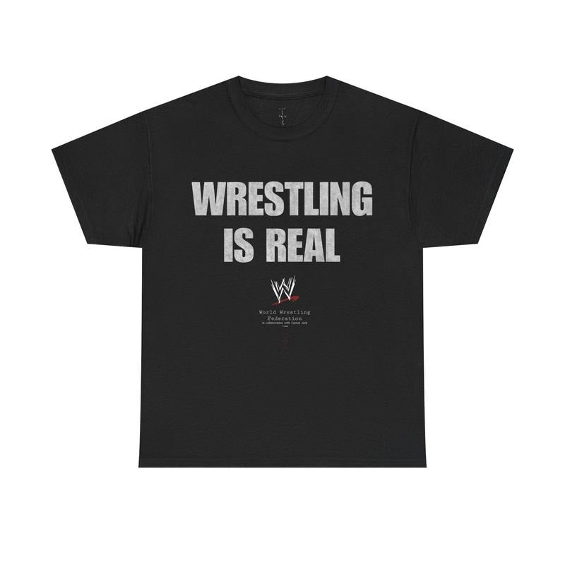 Wrestling Is Real Inspired Cotton - Adult & Kids T-Shirts, Sweatshirts & Hoodies apparel design preview 1