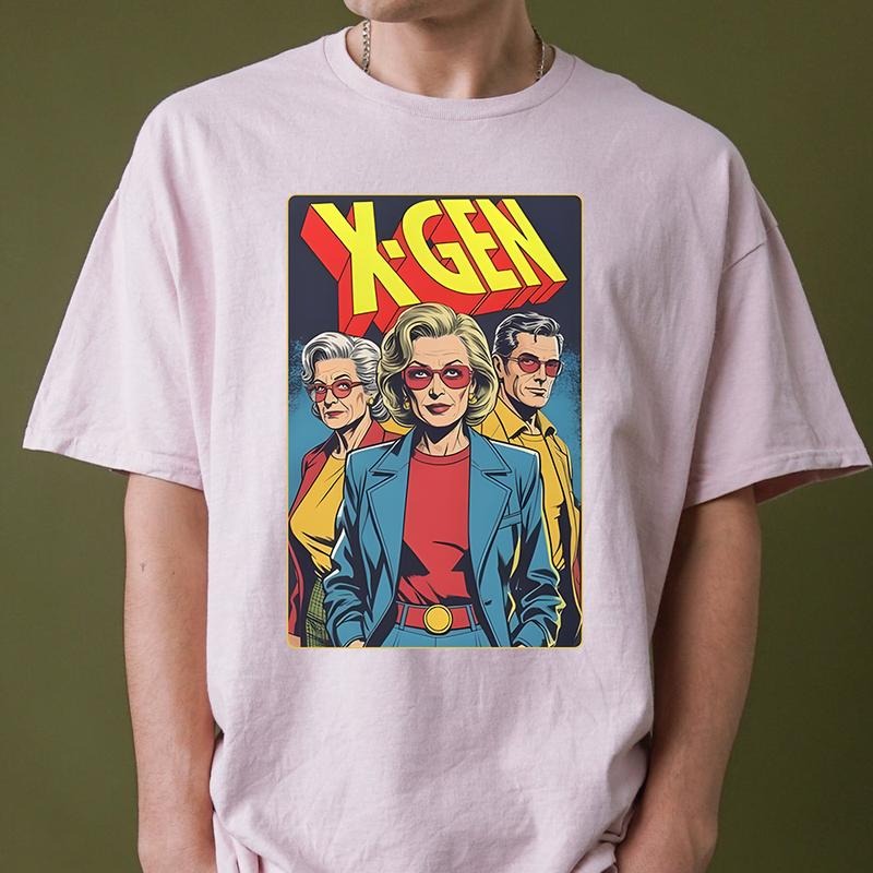 X Gen Vintage - Adult & Kids T-Shirts, Sweatshirts & Hoodies apparel design preview 1