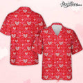 XOXO Valentine's Day Hawaiian - Adult & Kids T-Shirts, Sweatshirts & Hoodies apparel design preview 1
