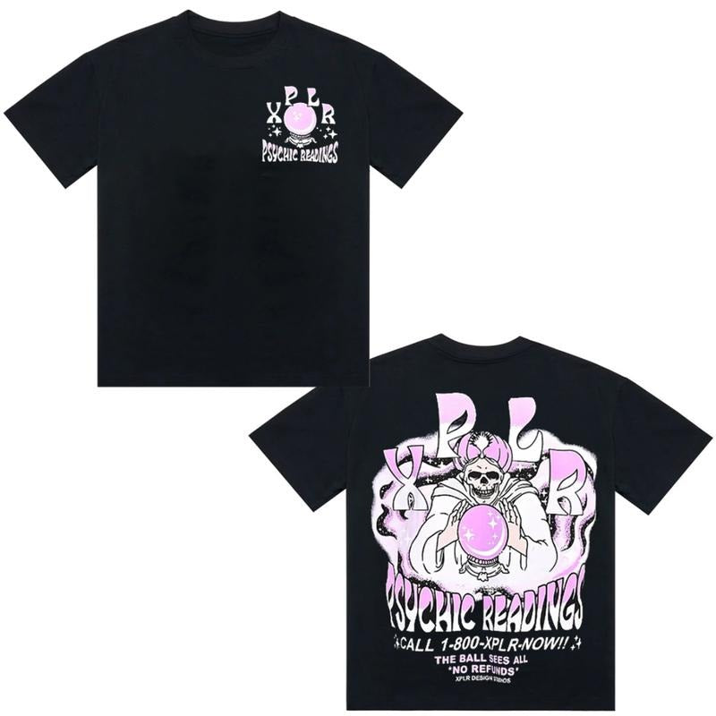 XPLR Psychic Readings Y2K Cotton Top Streetwear - Adult & Kids T-Shirts, Sweatshirts & Hoodies apparel design preview 1