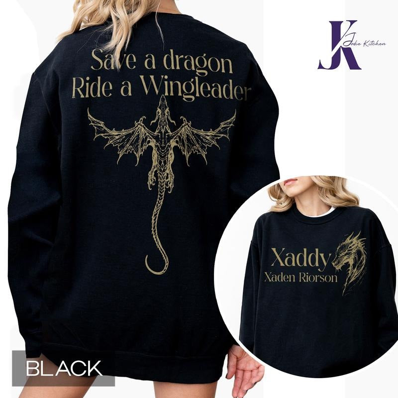 Xaddy Comfort Colors Xaden Riorson Fourth Wing Iron - Adult & Kids T-Shirts, Sweatshirts & Hoodies apparel design preview 1