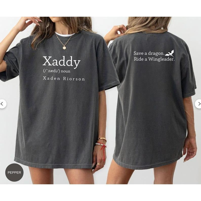 Xaddy Xaden Fourth Wing Iron Flame Basgiath War - Adult & Kids T-Shirts, Sweatshirts & Hoodies apparel design preview 1