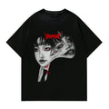 Y2K Horror Dark Gothic Multi Face Psychedelic Retro - Adult & Kids T-Shirts, Sweatshirts & Hoodies apparel design preview 1