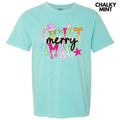 Y2K Merry Comfort Colors 'NLB' - Adult & Kids T-Shirts, Sweatshirts & Hoodies apparel design preview 1