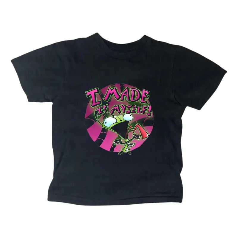 Y2K Streetwear Gothic Emo Girl Top Vintage Zim Baby - Adult & Kids T-Shirts, Sweatshirts & Hoodies apparel design preview 1