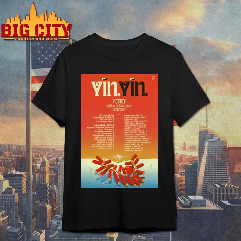 YĪN The Album Release Tour 26 Poster - Adult & Kids T-Shirts, Sweatshirts & Hoodies apparel design preview 1