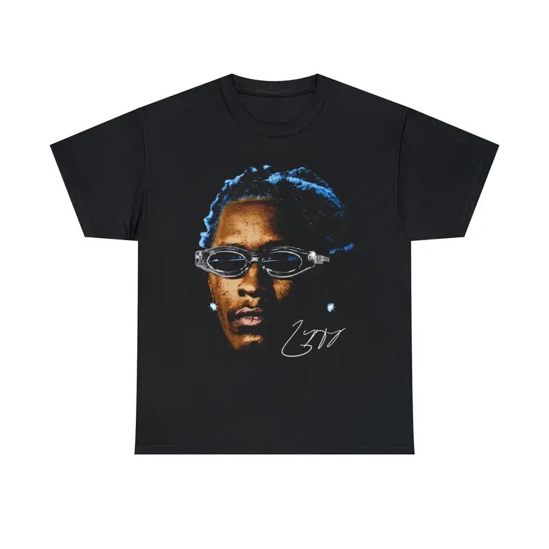 YOUNG THUG Rap Concert Kanye Thugger Lil Baby Blue - Adult & Kids T-Shirts, Sweatshirts & Hoodies apparel design preview 1